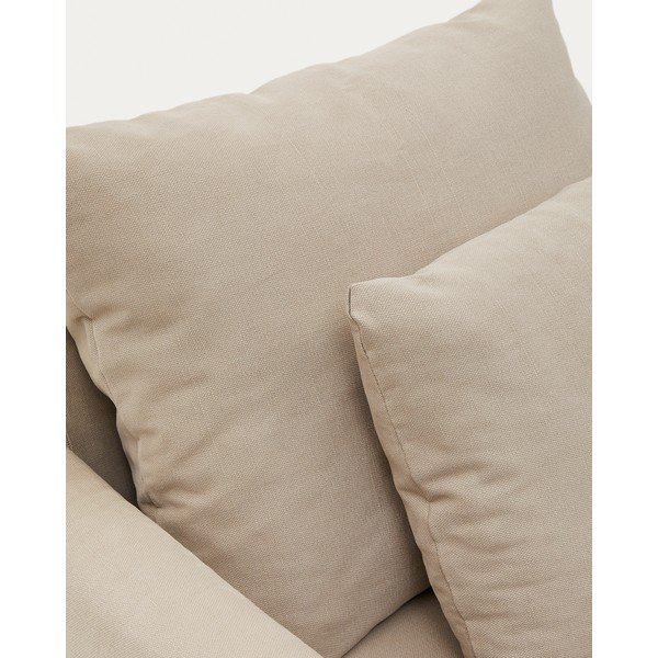 Béžový potah na křeslo 92 cm Nora – Kave Home-image-4