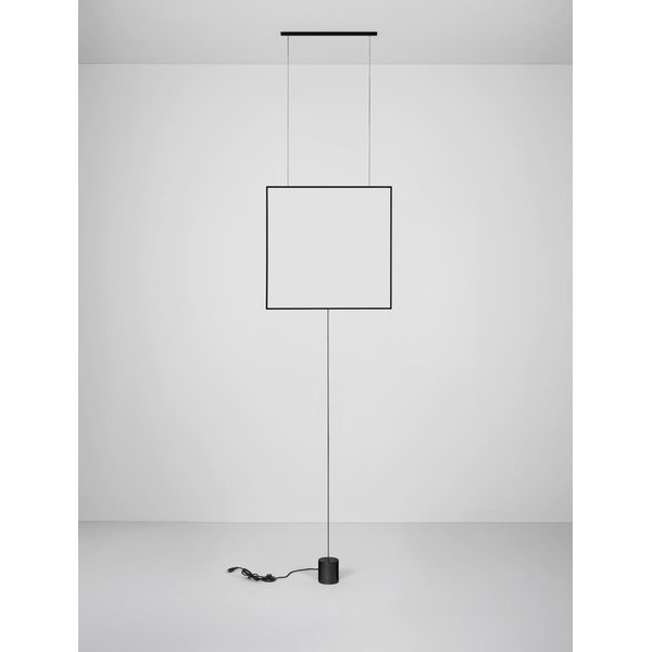 Matně černá kovová LED stojací lampa (výška 392 cm) Dahlia – Nova Luce-image-4