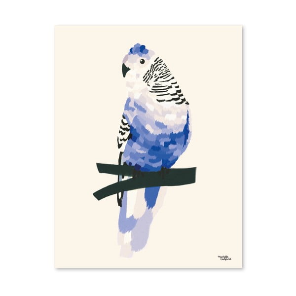 Plakát Michelle Carlslund Blue Bird, 50 x 70 cm