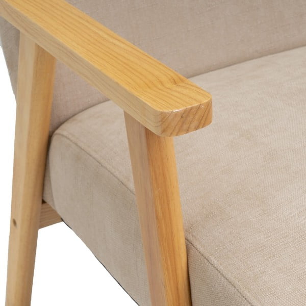 Béžové žinylkové křeslo Vintage – Casa Selección-image-1