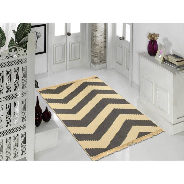 Koberec ZigZag Grey, 60 x 90 cm-image-2