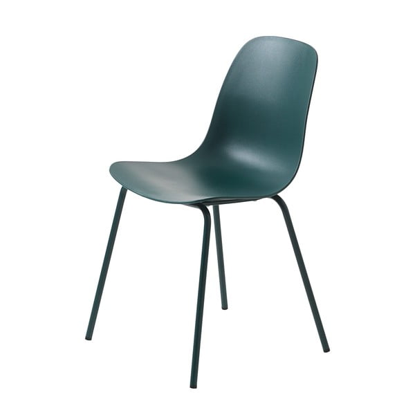 Tyrkysová plastová jídelní židle Whitby – Unique Furniture