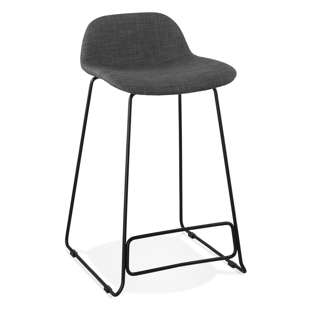 Tmavě šedá barová stolička Kokoon Vancouver Mini, výška sedu 66 cm