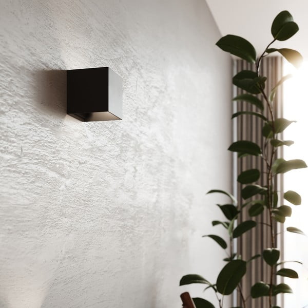Černé LED nástěnné svítidlo Pinio – Sollux-image-1