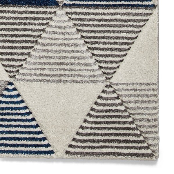 Modro-šedý koberec Think Rugs Brooklyn Geo, 120 x 170 cm-image-4