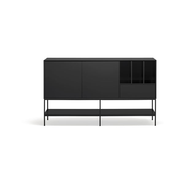 Černá komoda 166x98x45 cm Platt – Teulat