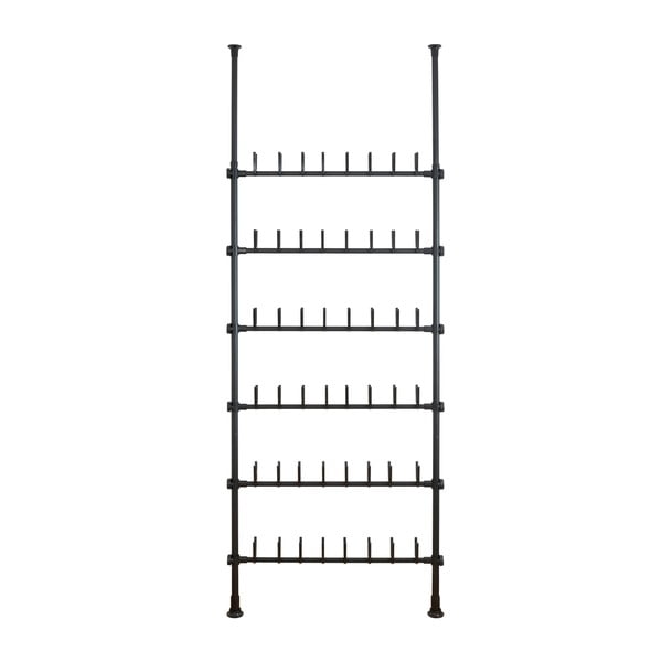 Černý kovový teleskopický stojan na boty Herkules – Wenko-image-4