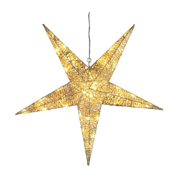 Svítící dekorace Golden Star, výška 55 cm