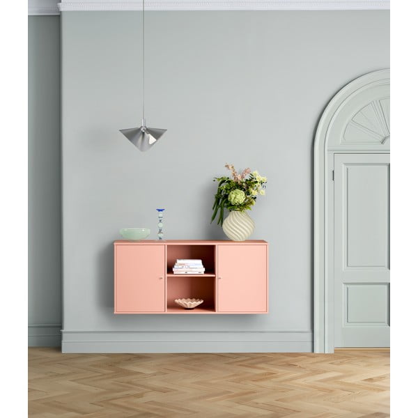 Růžová závěsná komoda 133x61x42 cm Mistral – Hammel Furniture-image-2