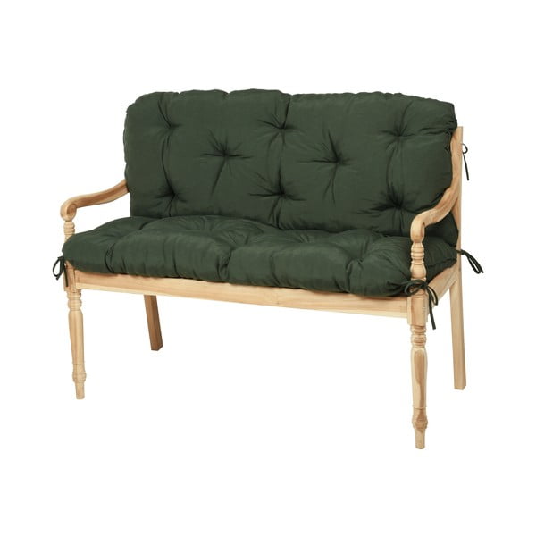 Khaki zahradní podsedáky v sadě 2 ks –  na lavici 50x120 cm Selby – Sun Garden