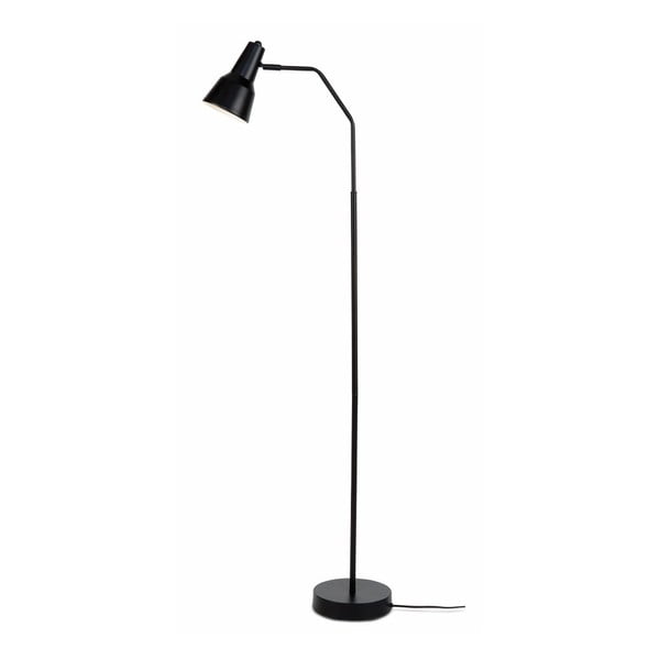 Černá stojací lampa s kovovým stínidlem (výška 140 cm) Valencia – it's about RoMi