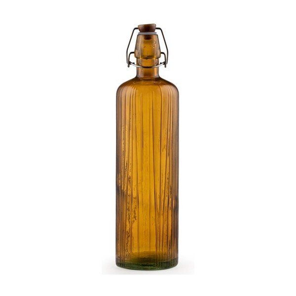 Žlutá láhev na vodu Bitz Basics Amber, 1,2 l