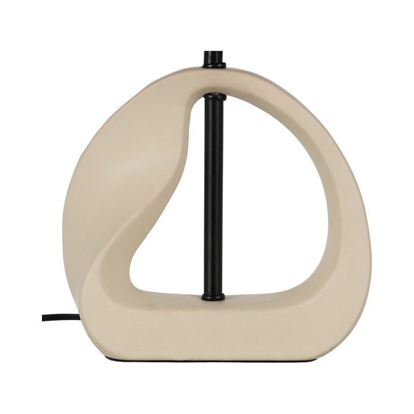 Stolní lampa s ratanovým stínidlem v béžové a přírodní barvě (výška 37,5 cm) – Ixia-image-2