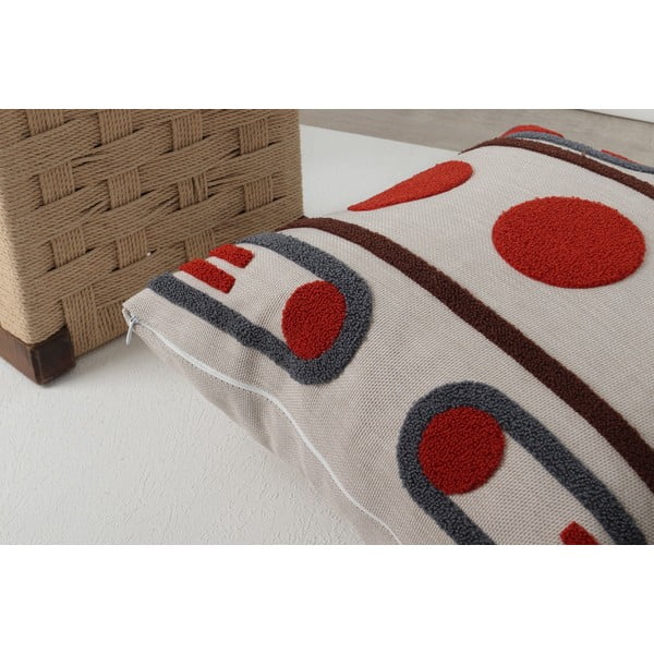 Lněný povlak na polštář 43x43 cm Geometrik – Mioli Decor-image-4