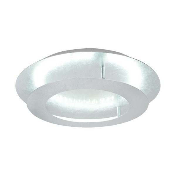 LED stropní svítidlo ve stříbrné barvě s kovovým stínidlem 40x40 cm Merle – Candellux Lighting