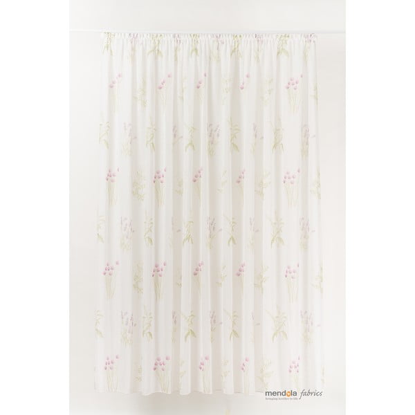 Bílá záclona 140x260 cm Godiva – Mendola Fabrics