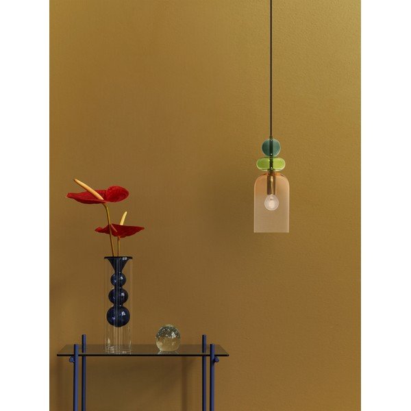 Skleněné závěsné svítidlo ve zlaté barvě ø 11 cm Murano – Nova Luce-image-1