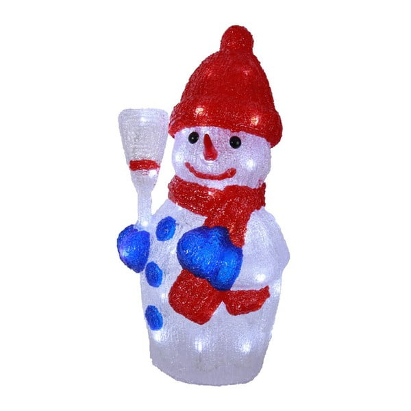 Svítící dekorace Snowman, výška 45 cm