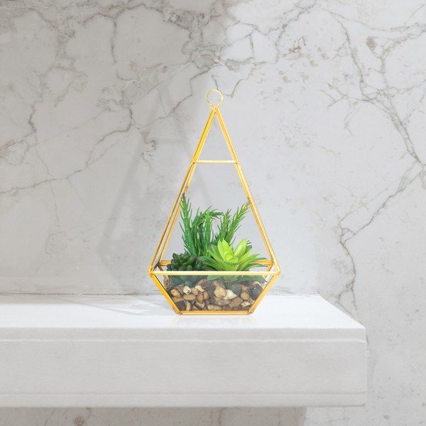 Umělý sukulent (výška 30 cm) Geometry – AmeliaHome-image-1