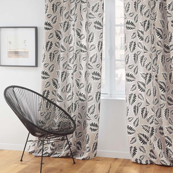 Černý/béžový závěs 140x260 cm Alma – douceur d'intérieur-image-3