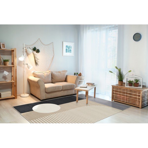 Šedo-béžový koberec 120x160 cm Eden – FD-image-1