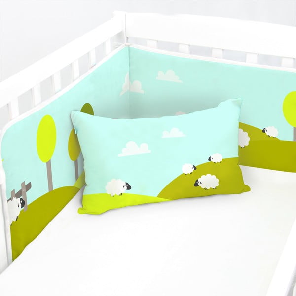 Výstelka do postýlky Little Sheep, 60x60x60 cm-image-1