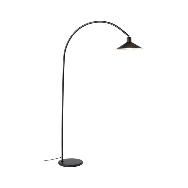 Černá kovová stojací lampa s ohybatelnou konstrukcí (výška 169 cm) Louisiana – Ellos Home-image-3