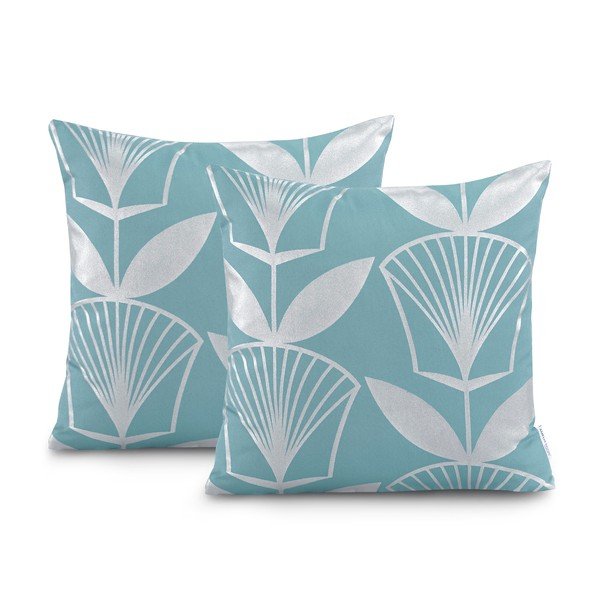 Povlaky na polštáře v sadě 2 ks 45x45 cm Oxford Floris – AmeliaHome-image-1