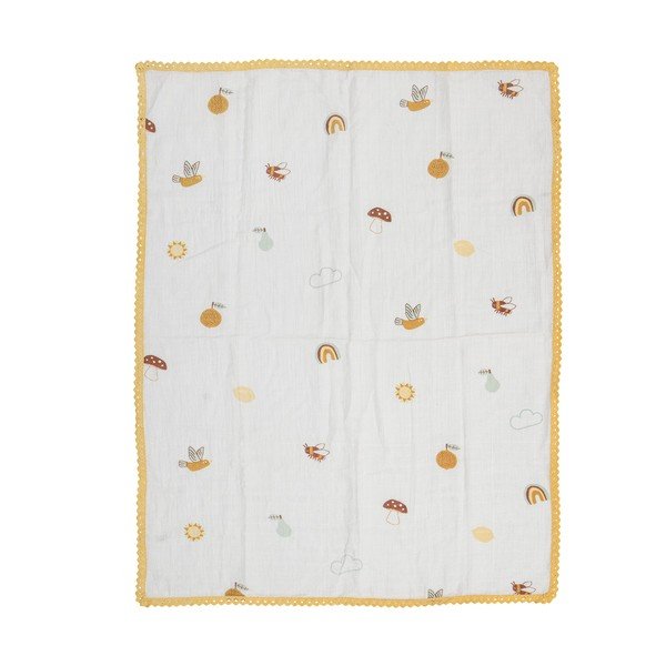 Bílá dětská deka 80x100 cm Agnes – Bloomingville Mini-image-2