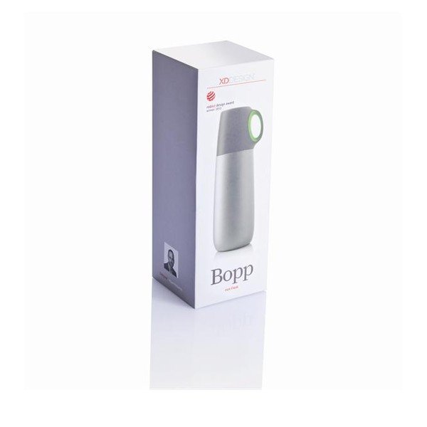 Zelená termoska s hrníčkem XD Design Bopp, 600 ml-image-2