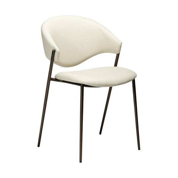 Slonovinová jídelní židle z imitace kůže Zone – DAN-FORM Denmark