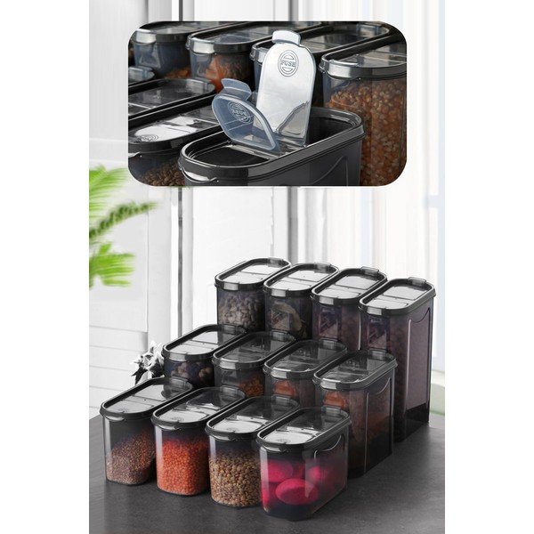 Dózy na potraviny v sadě 12 ks – Hermia-image-1