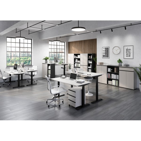 Polohovací pracovní stůl s elektricky nastavitelnou výškou 80x120 cm Bedano – Germania-image-2