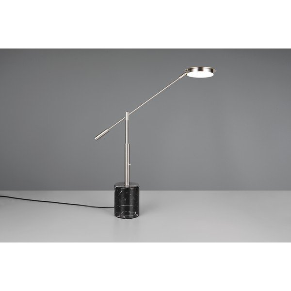Černá/ve stříbrné barvě LED stolní lampa (výška 65 cm) Fiore – Trio Select-image-2