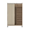 Šatní skříň v dekoru dubu v bílo-béžové barvě 100x160 cm Kit – Tvilum