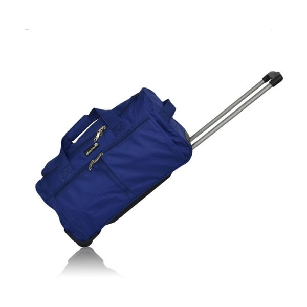 Modrá cestovní taška na kolečkách Hero Roulette, 41 l