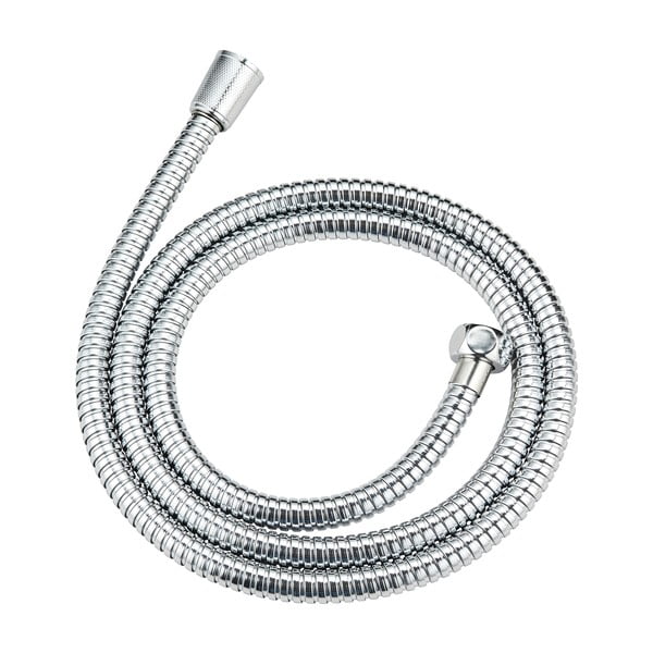 Sprchová hlavice s hadicí v leskle stříbrné barvě Basic Line – Wenko-image-3