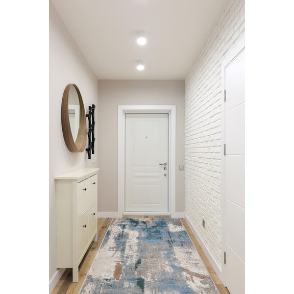 Světle modrý běhoun 80x300 cm Sensi Zashi – FD-image-1