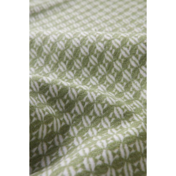 Zelená deka s příměsí bavlny 140x180 cm Nilo – Euromant-image-2