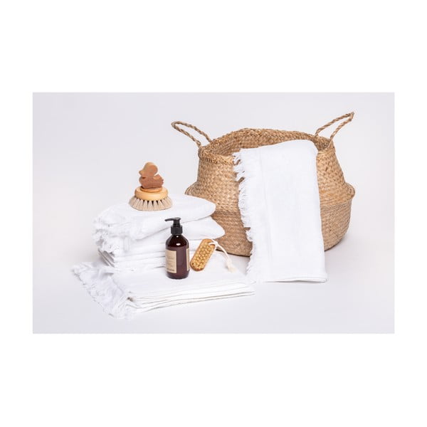 Sada 2 bílých ručníků ze 100% bavlny Bonami Selection, 50 x 90 cm-image-3