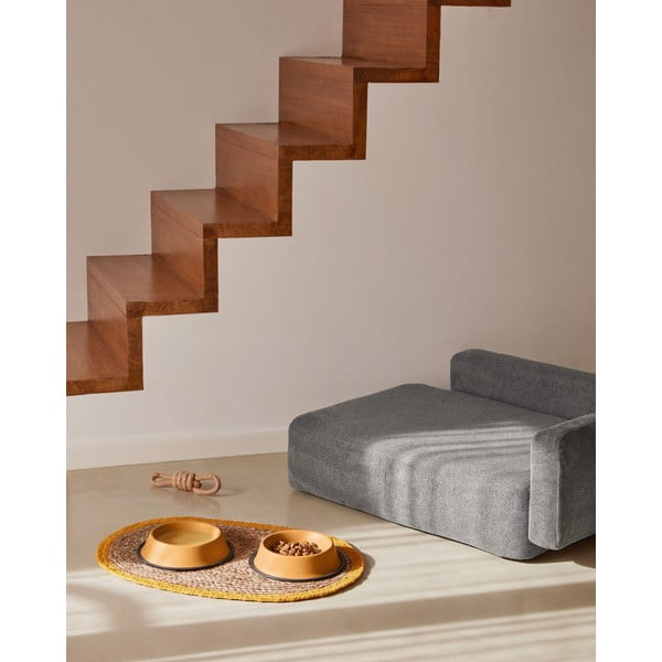 Tmavě šedý pelíšek pro psy 73x60 cm Bowie - Kave Home-image-1