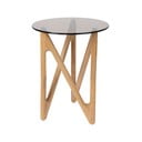 Kulatý odkládací stolek se skleněnou deskou ø 40 cm Naia – Dutchbone