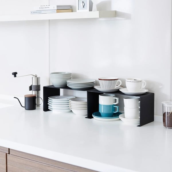 Černá kovová přídavná polička 30,5x14 cm Tower – YAMAZAKI-image-3