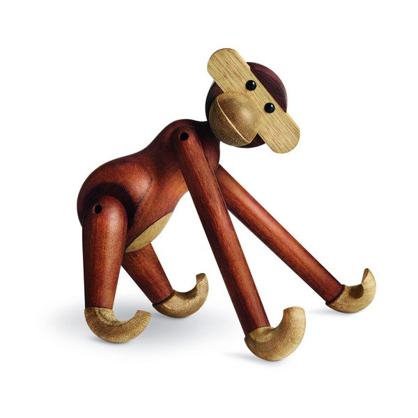Soška z masivního dřeva Kay Bojesen Denmark Monkey-image-2