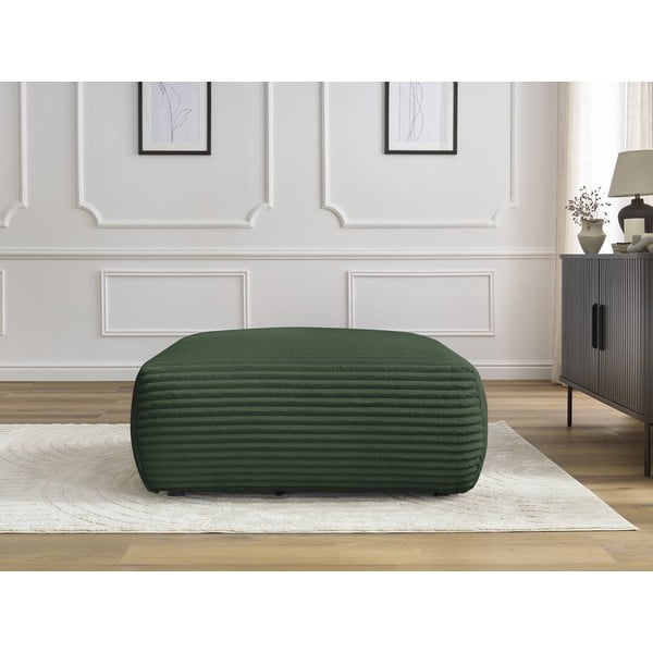 Tmavě zelená manšestrová podnožka Lucien – Bobochic Paris-image-1