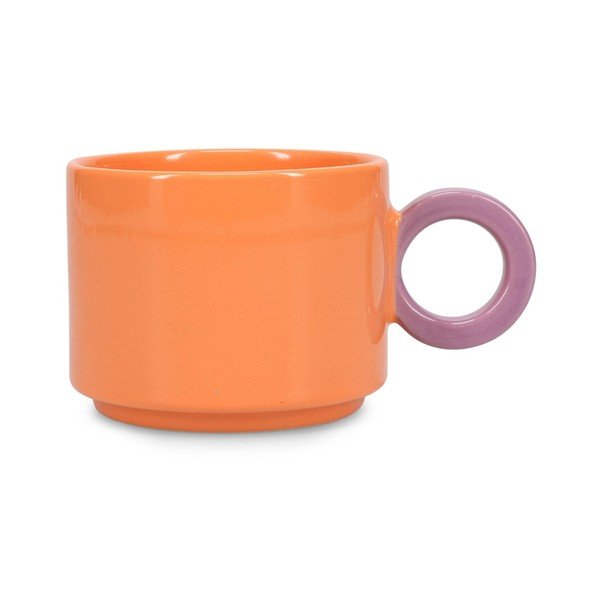 Oranžový kameninový hrnek 280 ml Lou – ONA