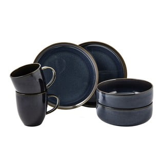 6dílná sada tmavě modrého porcelánového nádobí Villeroy & Boch Like Crafted