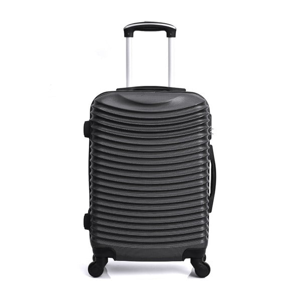Černý cestovní kufr na kolečkách Hero Etna, 61 l
