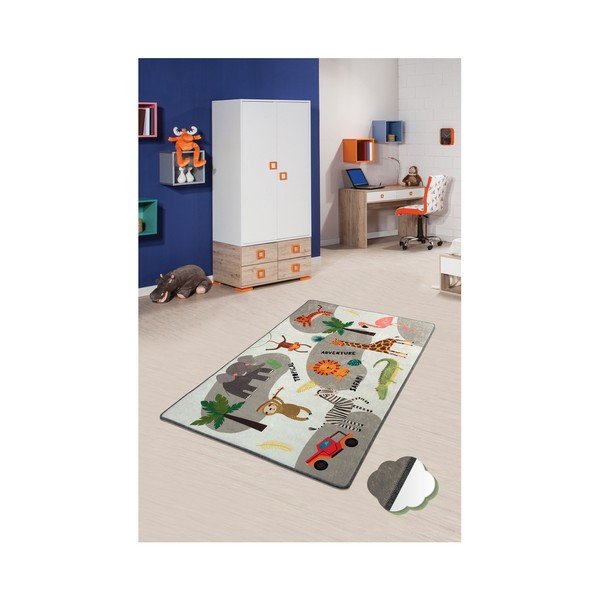 Dětský koberec Safari, 100 x 160 cm-image-1