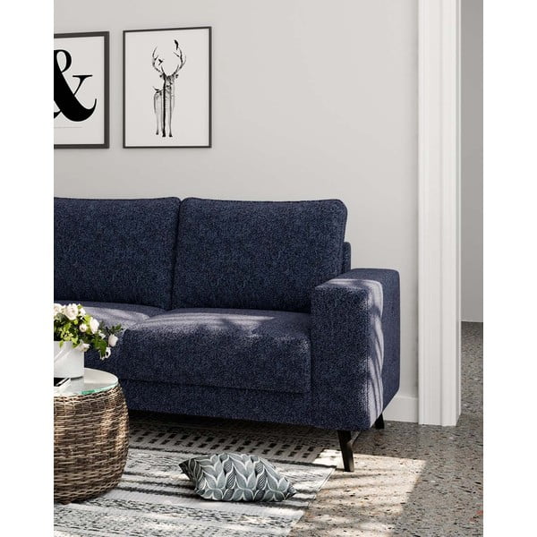 Tmavě modrá rohová pohovka (levý roh) Fynn – Ghado-image-4